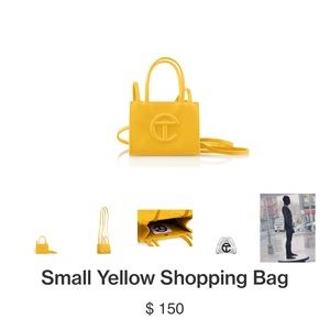 Small Yellow Telfar shopper